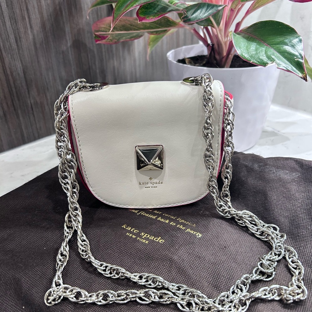 Kate Spade White and Red Rare Bag